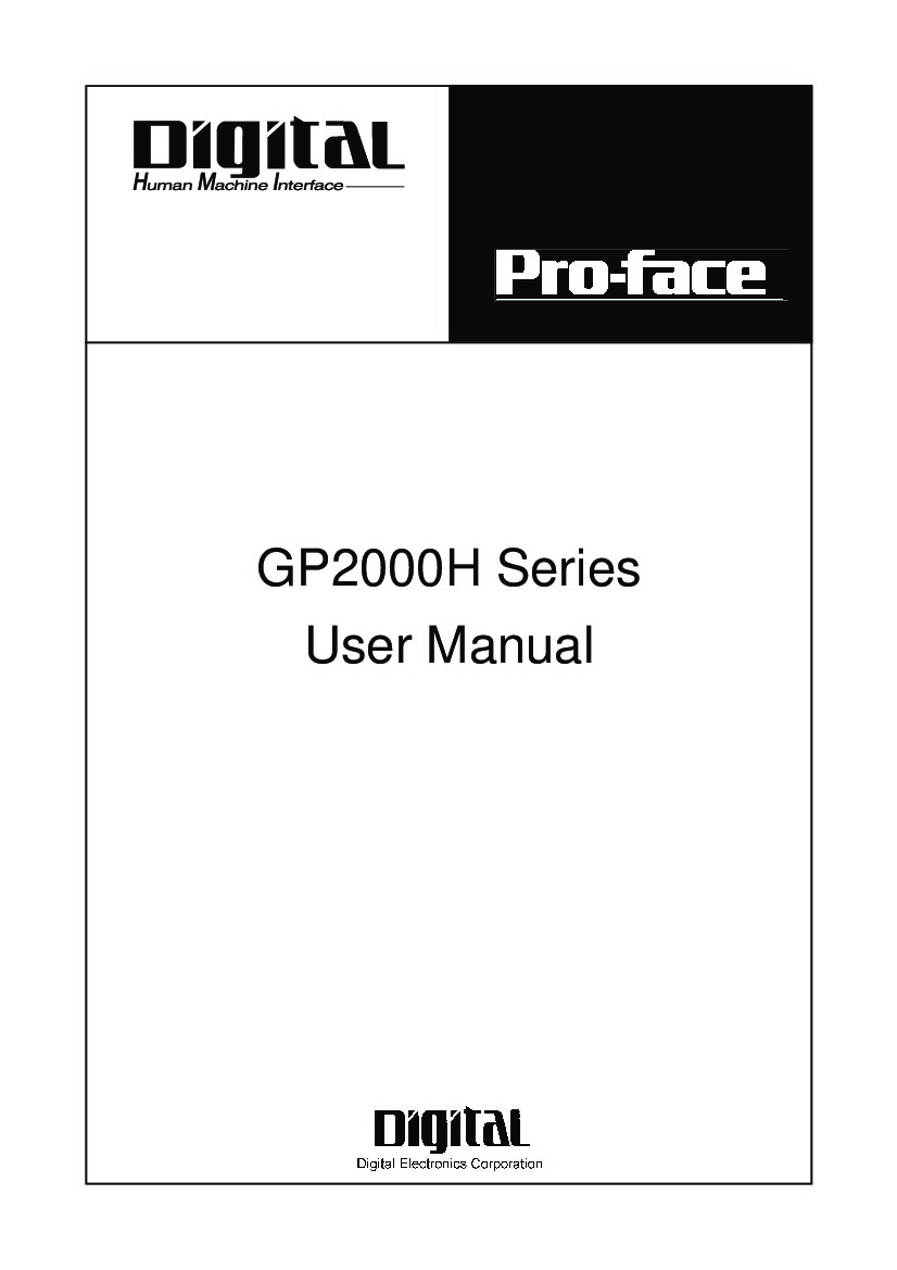 First Page Image of GP2301H-SC41-24V User Manual.pdf